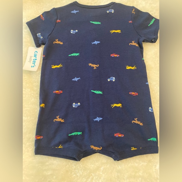 Carters Baby Dino Romper - Picture 5 of 7